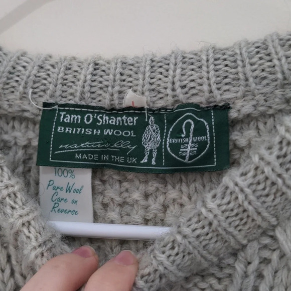 Tam O'Shanter Vintage Wool Sweater Size Large - Picture 3 of 10